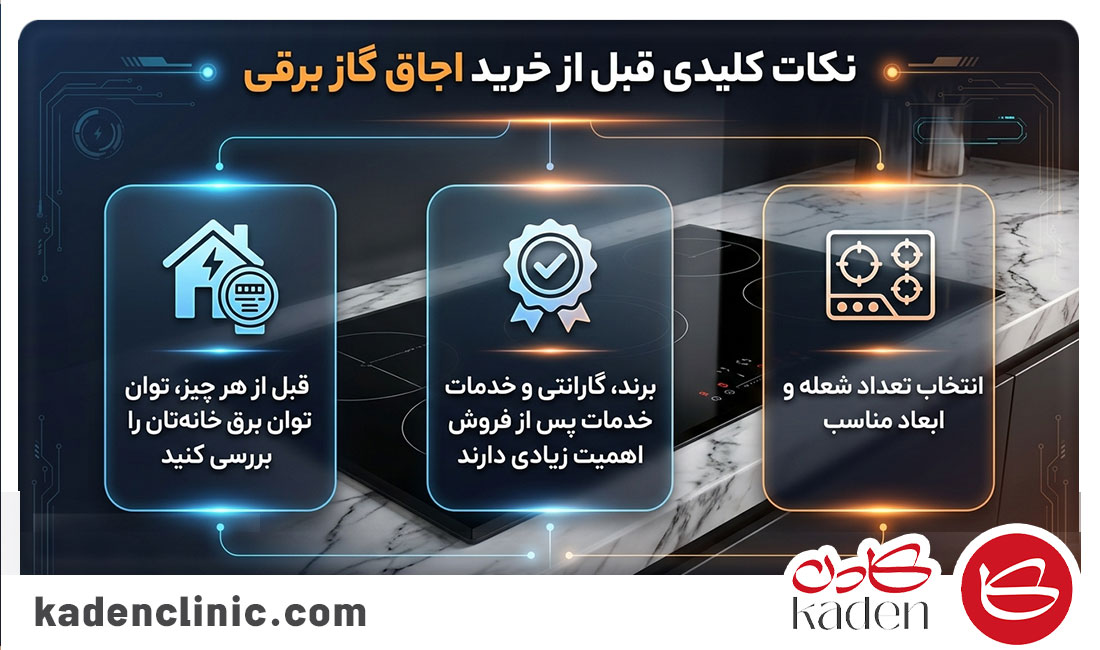نکات کلیدی قبل از خرید اجاق گاز برقی