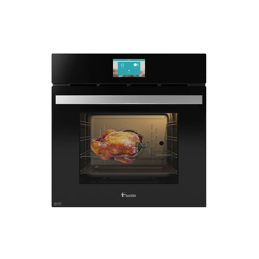 فر برقی توکار داتیس DF-690 طوسی – نمای جلو با شیشه Schott فر برقی توکار داتیس DF-690 طوسی – نمای جلو با شیشه Schott