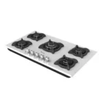 گریل چدنی ۵ تکه گاز صفحه ای داتیس DG 512 ultra سفید